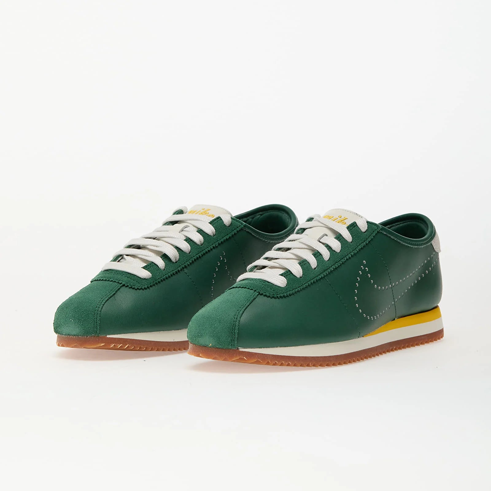 W Nike Cortez Lt Gorge Green/ Amarillo-Sail Size UK 6.5 Euro 40.5