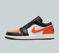 Nike Air Jordan 1 Low GS Unisex Black Starfish White Sail UK 5 EU 38 With Box Without Lid