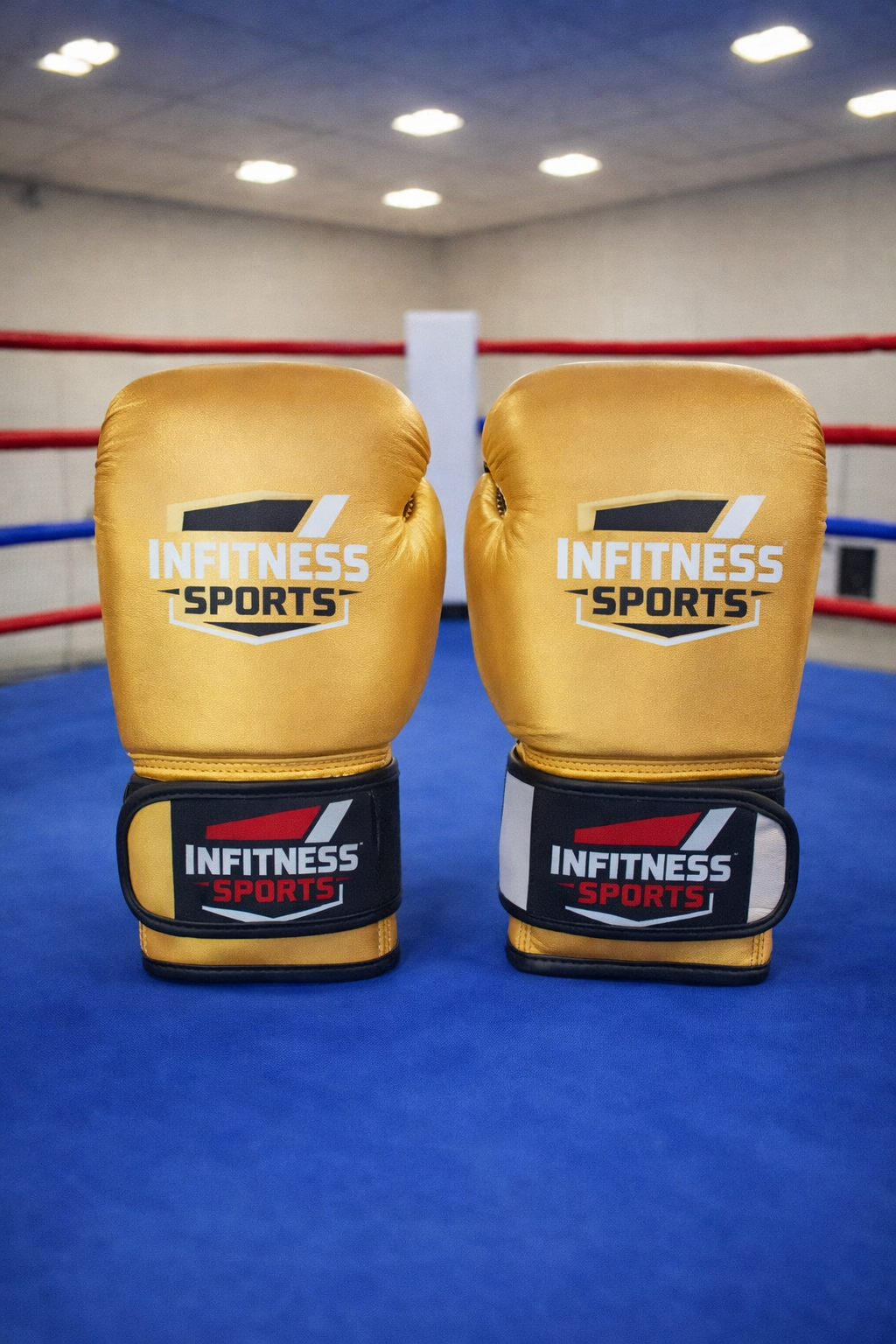 InFitness Sports Premium Leather Boxing Gloves Gym Adult MMA Muay Thai Training