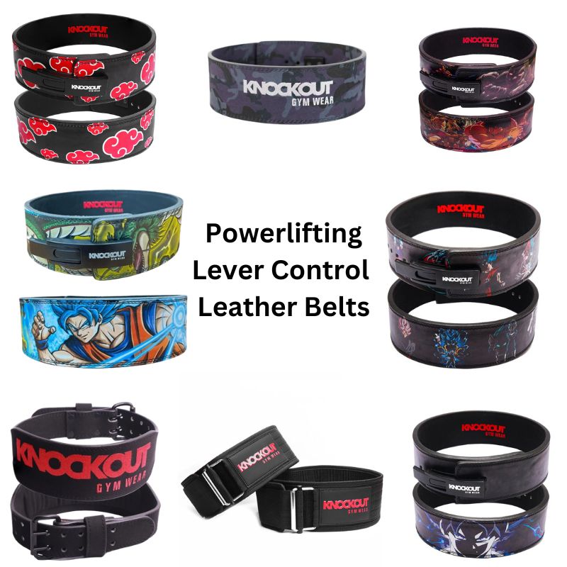 Weightlifting Belt Printed Anime/Goku Edition LEVER Control/ Self Lock/ Buckle Pin