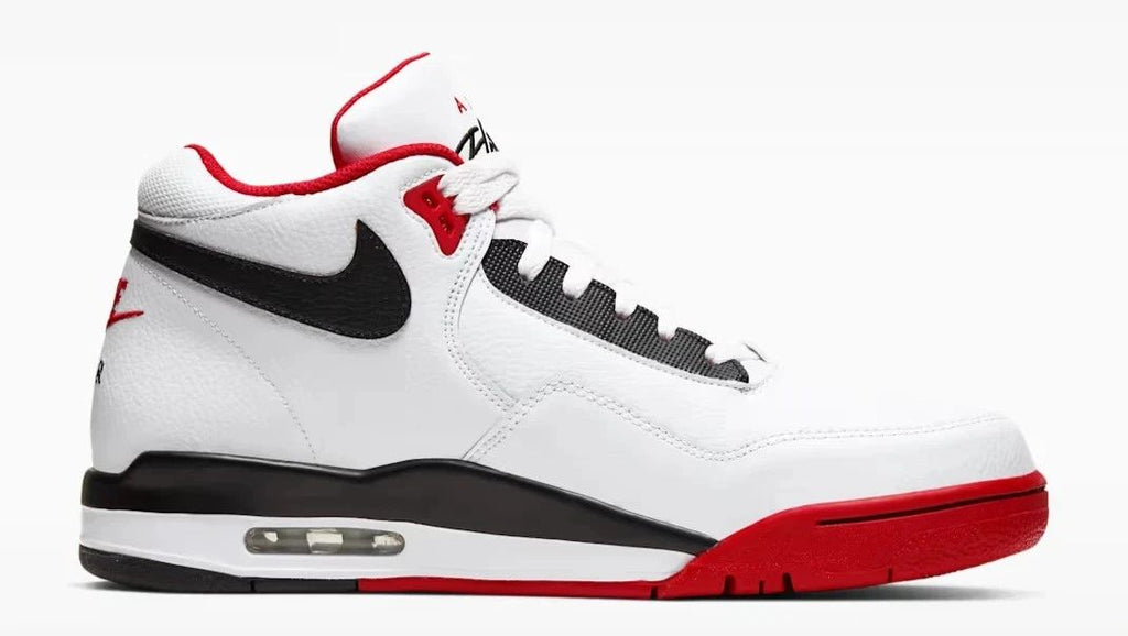 Nike FLIGHT LEGACY White/Black-University Red Trainers Size UK 9 / Euro 44