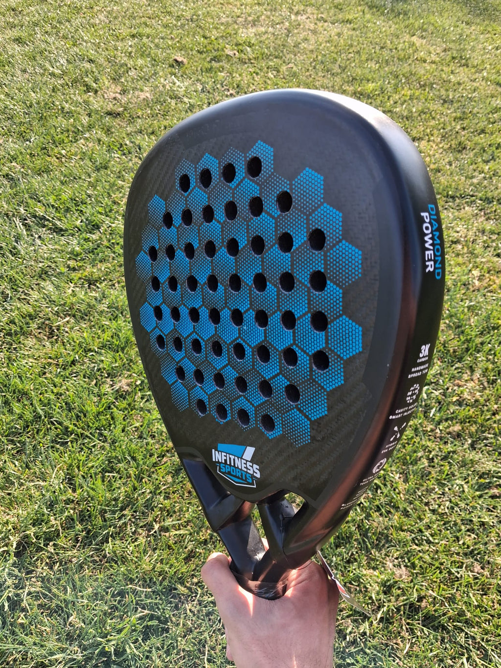 Infitness Sports 3K Carbon Padel Rackets Diamond/Teardrop & Hybraid Pro X Shapes