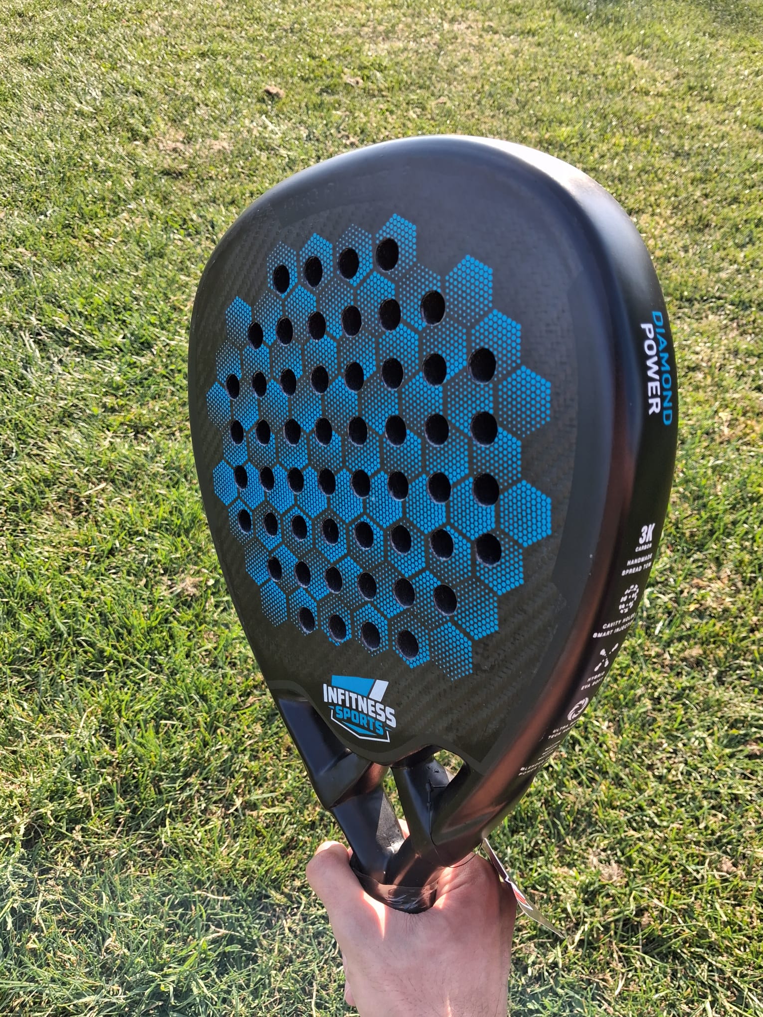 Infitness Sports 3K Carbon Padel Rackets Diamond/Teardrop & Hybraid Pro X Shapes