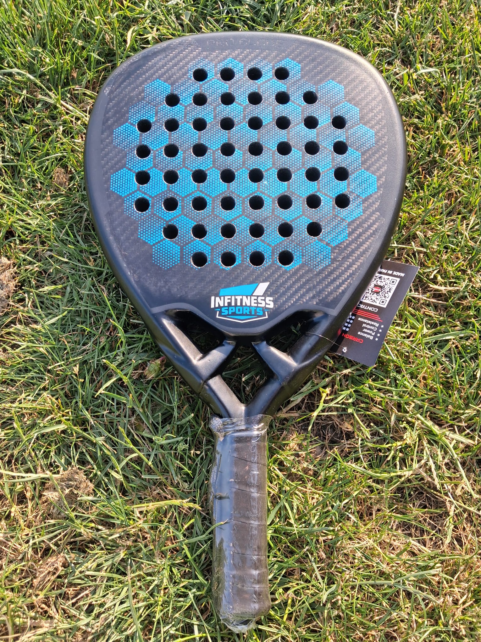 Infitness Sports 3K Carbon Padel Rackets Diamond/Teardrop & Hybraid Pro X Shapes