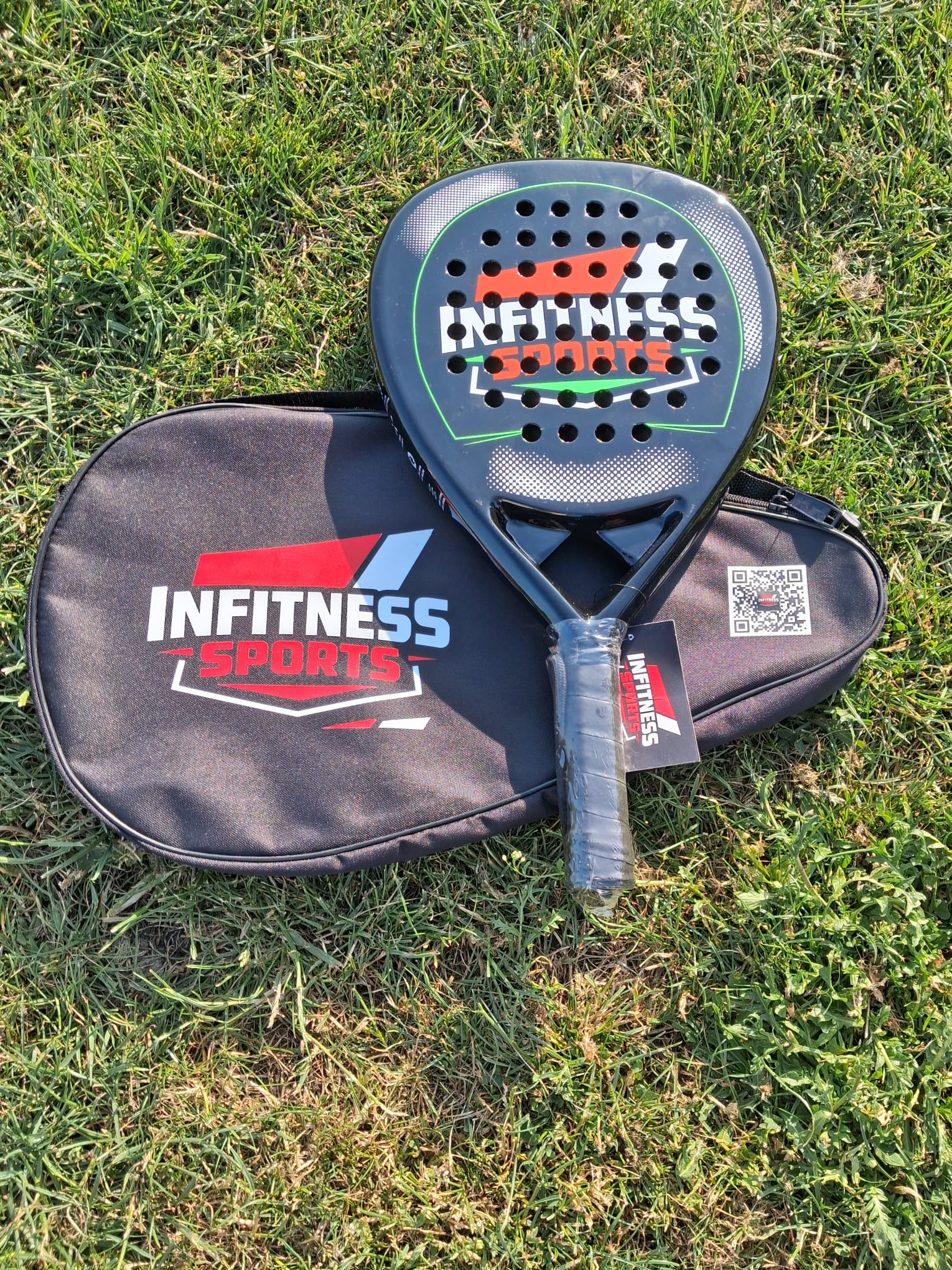 Infitness Sports 3K Carbon Padel Rackets Diamond/Teardrop & Hybraid Pro X Shapes
