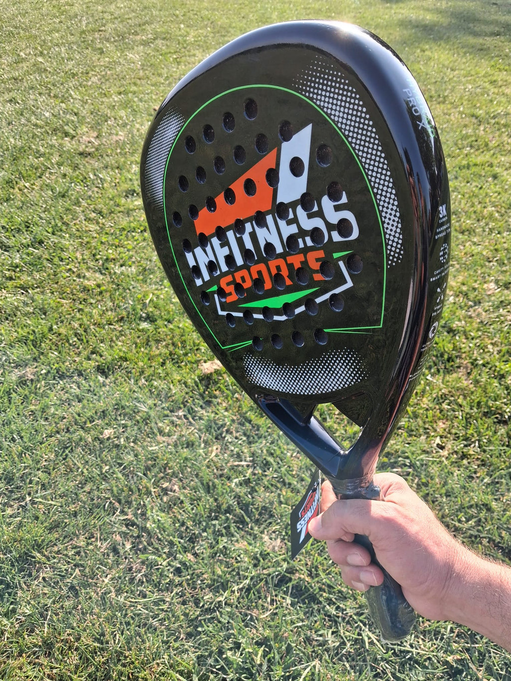 Infitness Sports 3K Carbon Padel Rackets Diamond/Teardrop & Hybraid Pro X Shapes