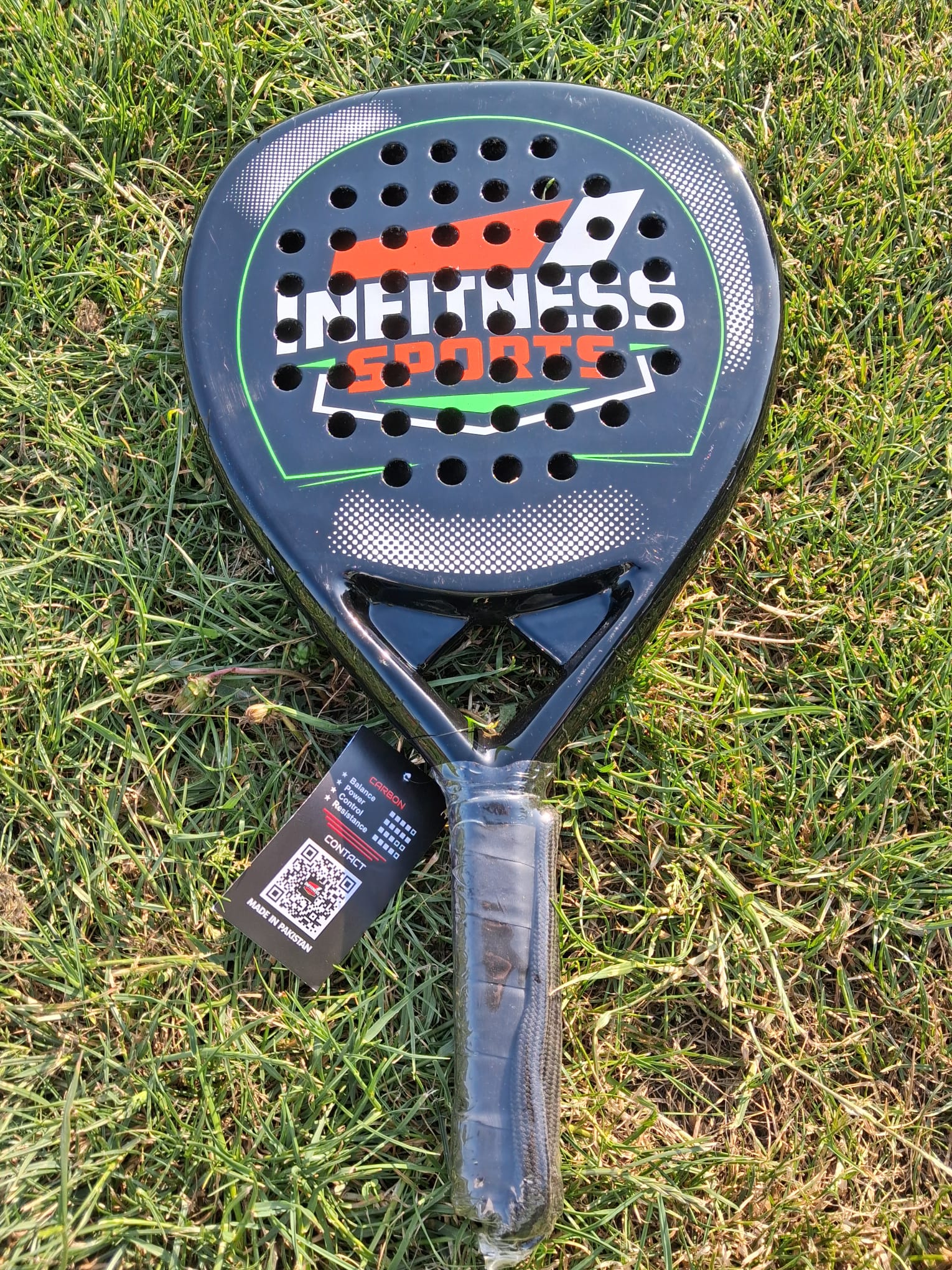 Infitness Sports 3K Carbon Padel Rackets Diamond/Teardrop & Hybraid Pro X Shapes