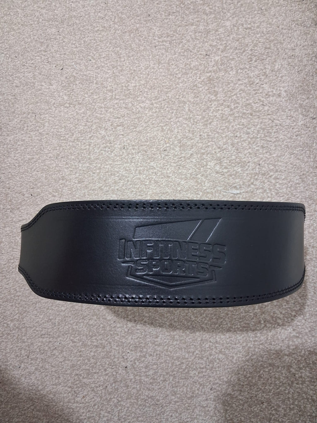 Cowhide Leather, Weight Lifting Belt Gym Fitness, 4” Padded Lumbar Back Support