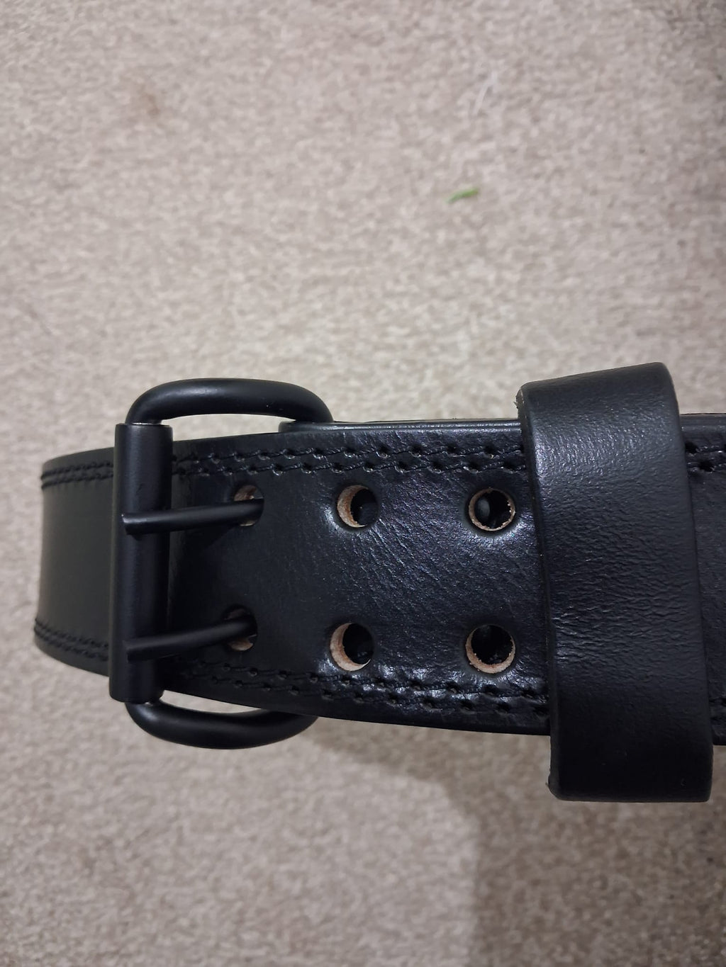 Cowhide Leather, Weight Lifting Belt Gym Fitness, 4” Padded Lumbar Back Support