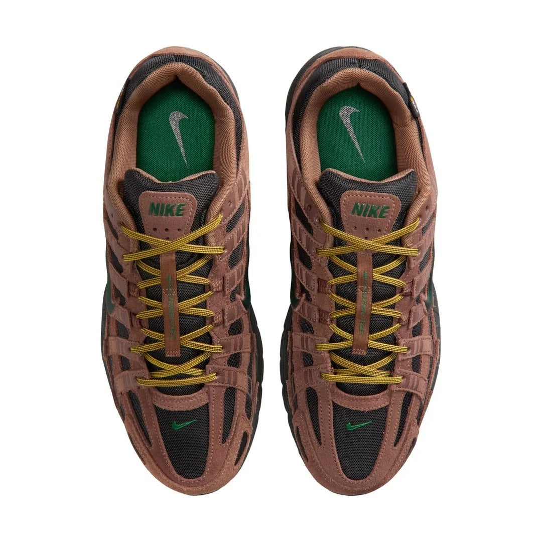 Nike P-6000 PRM Fauna Brown Gorge Green Black Maroon Size UK 10 Eur 45 Unisex with Full Box