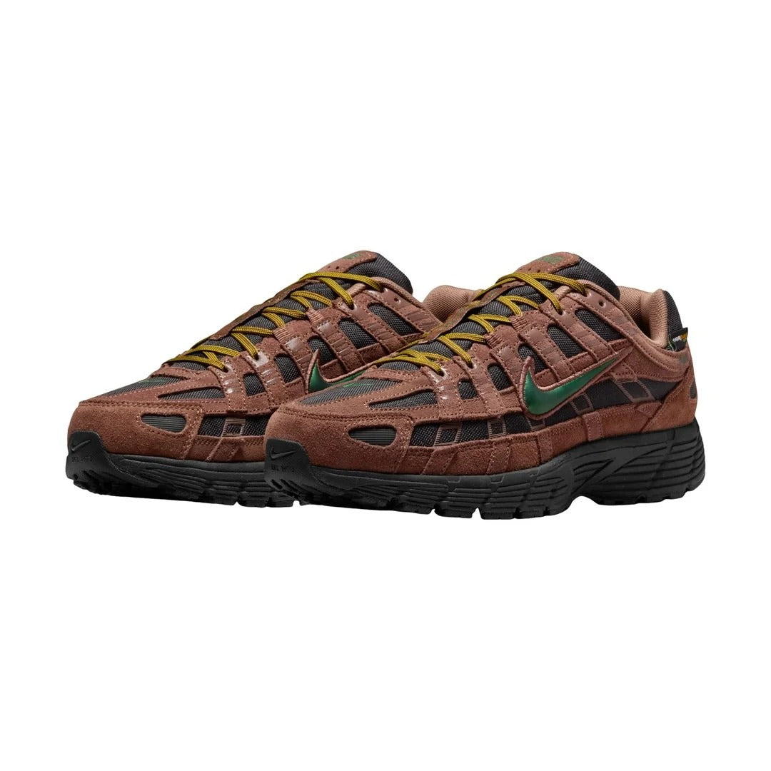 Nike P-6000 PRM Fauna Brown Gorge Green Black Maroon Size UK 10 Eur 45 Unisex with Full Box