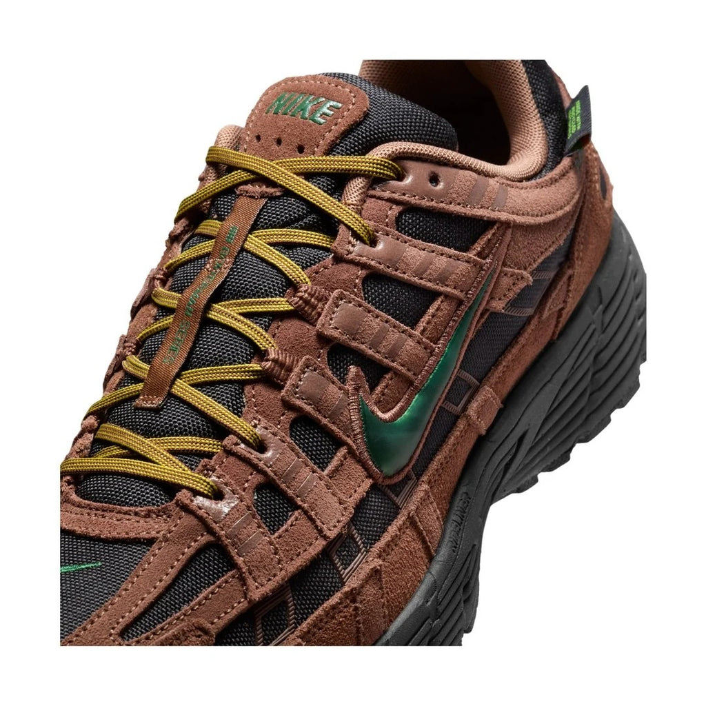 Nike P-6000 PRM Fauna Brown Gorge Green Black Maroon Size UK 10 Eur 45 Unisex with Full Box