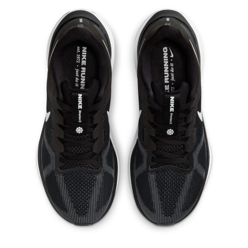Nike Air Zoom Structure 25 Black White Iron Grey UK 6.5 EUR 40.5 Box without Lid