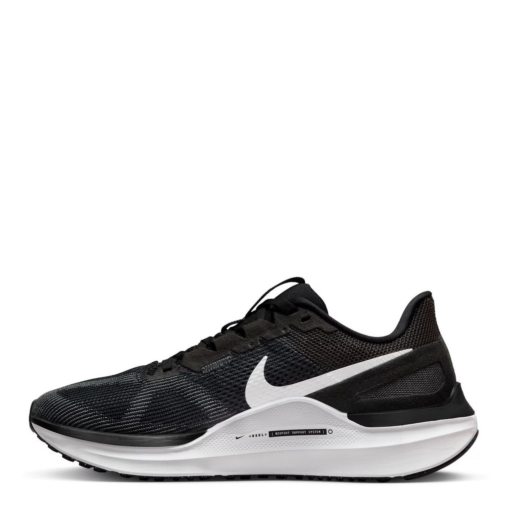 Nike Air Zoom Structure 25 Black White Iron Grey UK 6.5 EUR 40.5 Box without Lid