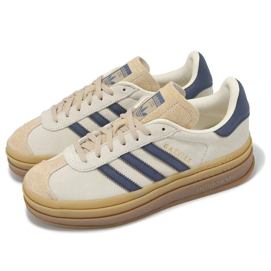 adidas Gazelle Bold W JQ5126 UK 4.5 Eur 37 US 6 Cream White Sneaker Full Box