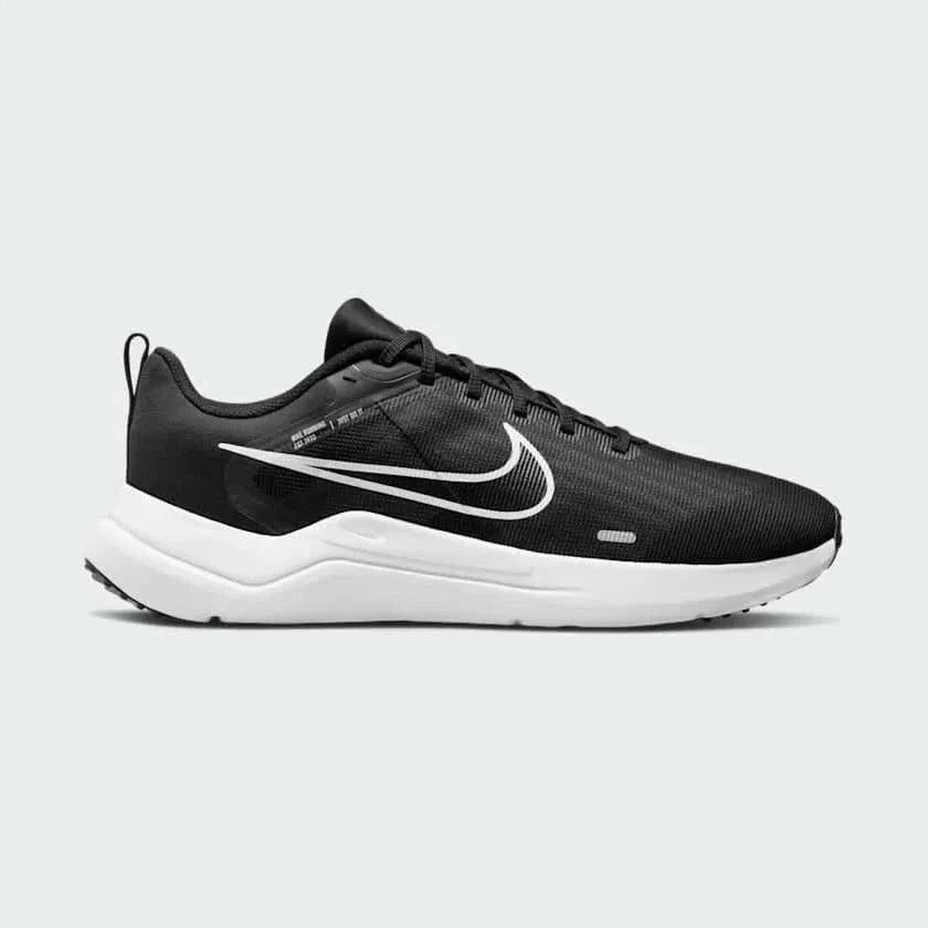 Nike Downshifter 12 Blck Wht Dark Smoke Grey UK 11.5 Eur 47 US 12.5 Box No Lid