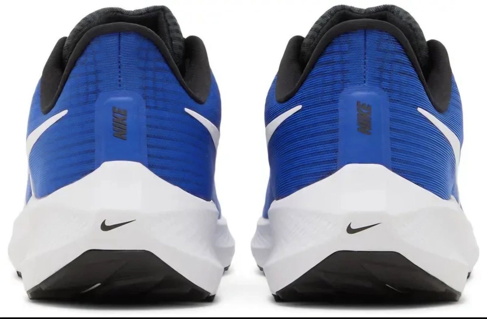 Nike Air Zoom Pegasus 39 White Blue Black Running Unisex Trainer UK 7 With Box