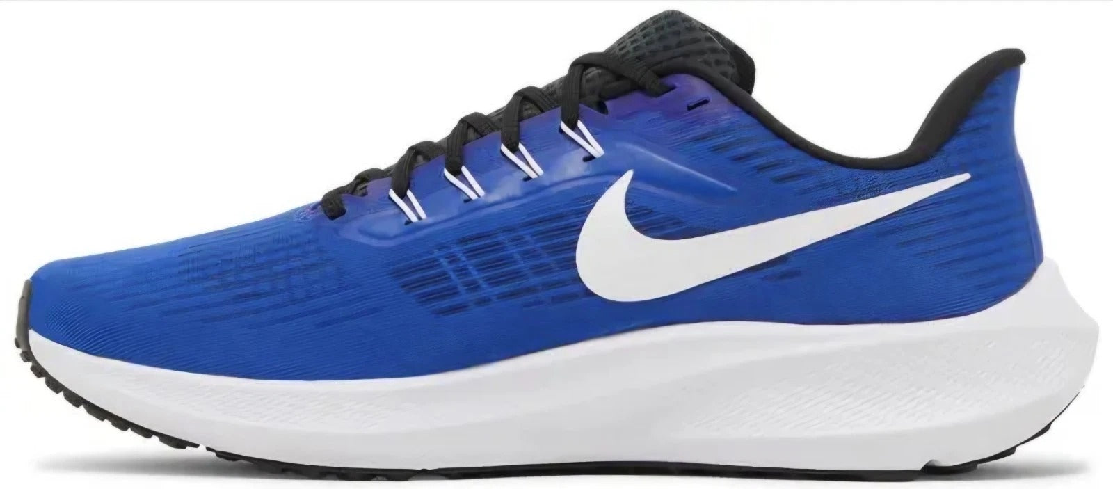 Nike Air Zoom Pegasus 39 White Blue Black Running Unisex Trainer UK 7 With Box
