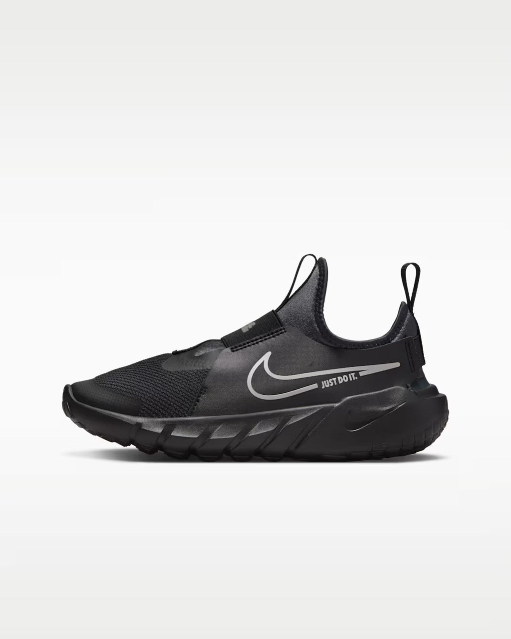 Nike Flex Runner 2 GS Black Flat Pewter Anthracite Trainer DJ6038 001 with Full Box
