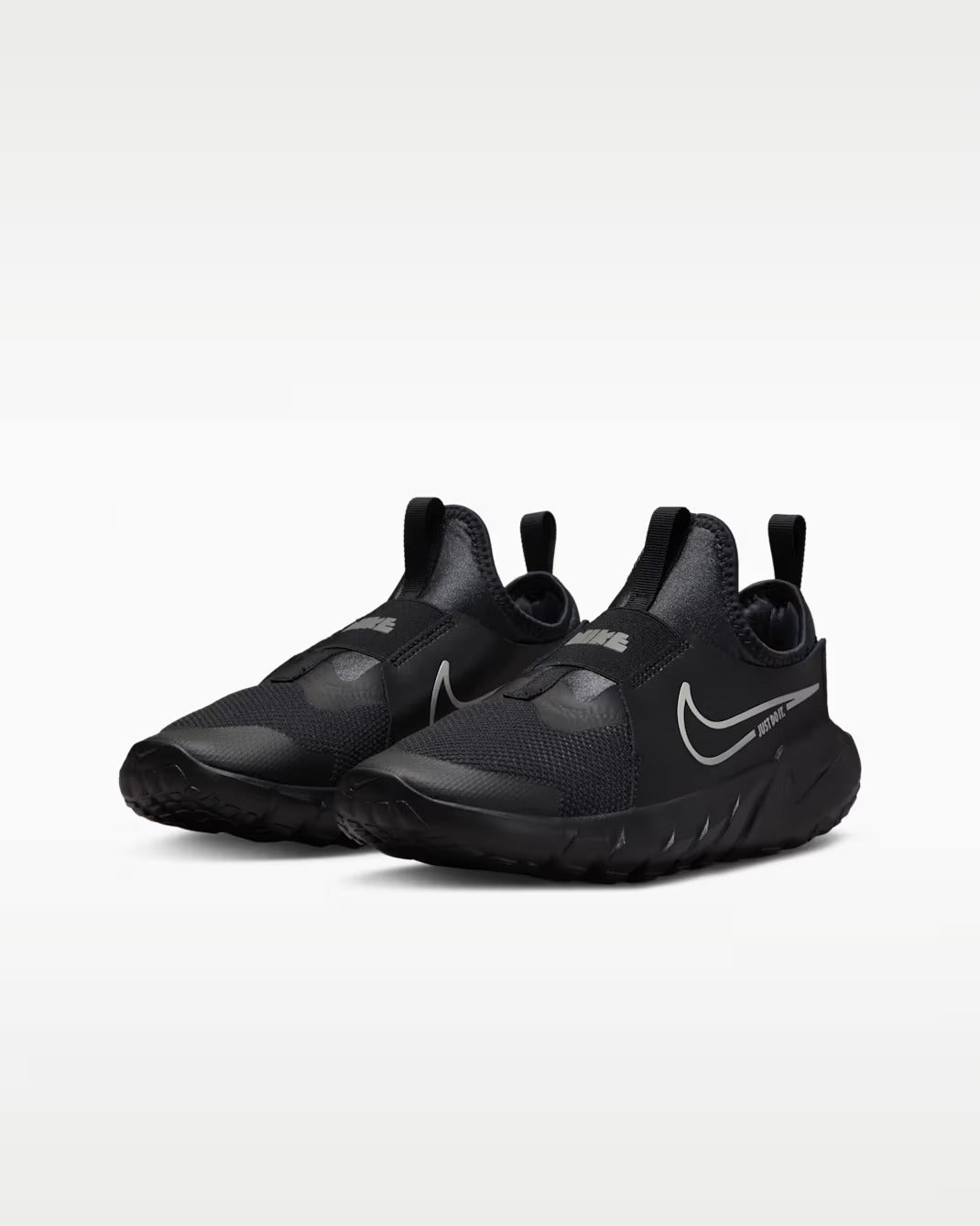 Nike Flex Runner 2 GS Black Flat Pewter Anthracite Trainer DJ6038 001 with Full Box