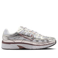 W Nike P-6000 White Tattoo Metallic Silver Size UK 9 EUR 44 With Box No Lid