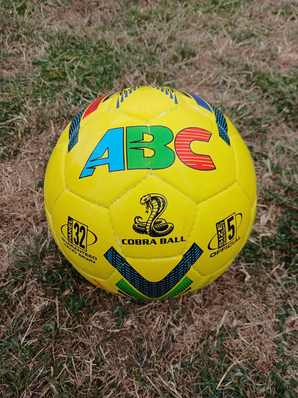 Hand Stitched 3 Layer FOOTBALL Size 5 Quality Match Ball Multicoloured