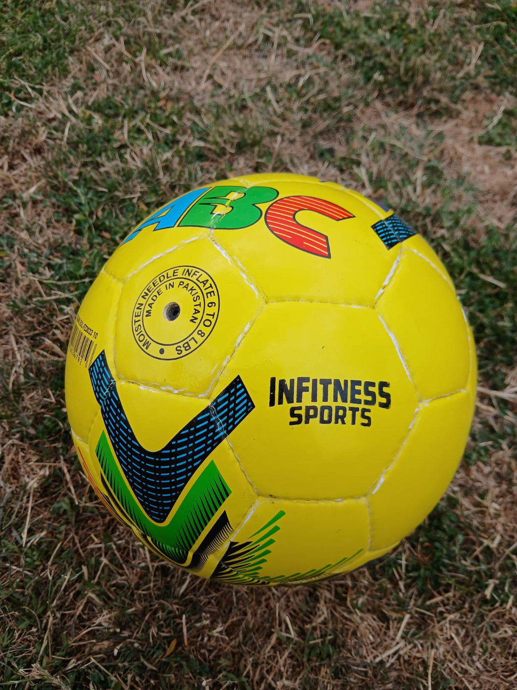 Hand Stitched 3 Layer FOOTBALL Size 5 Quality Match Ball Multicoloured