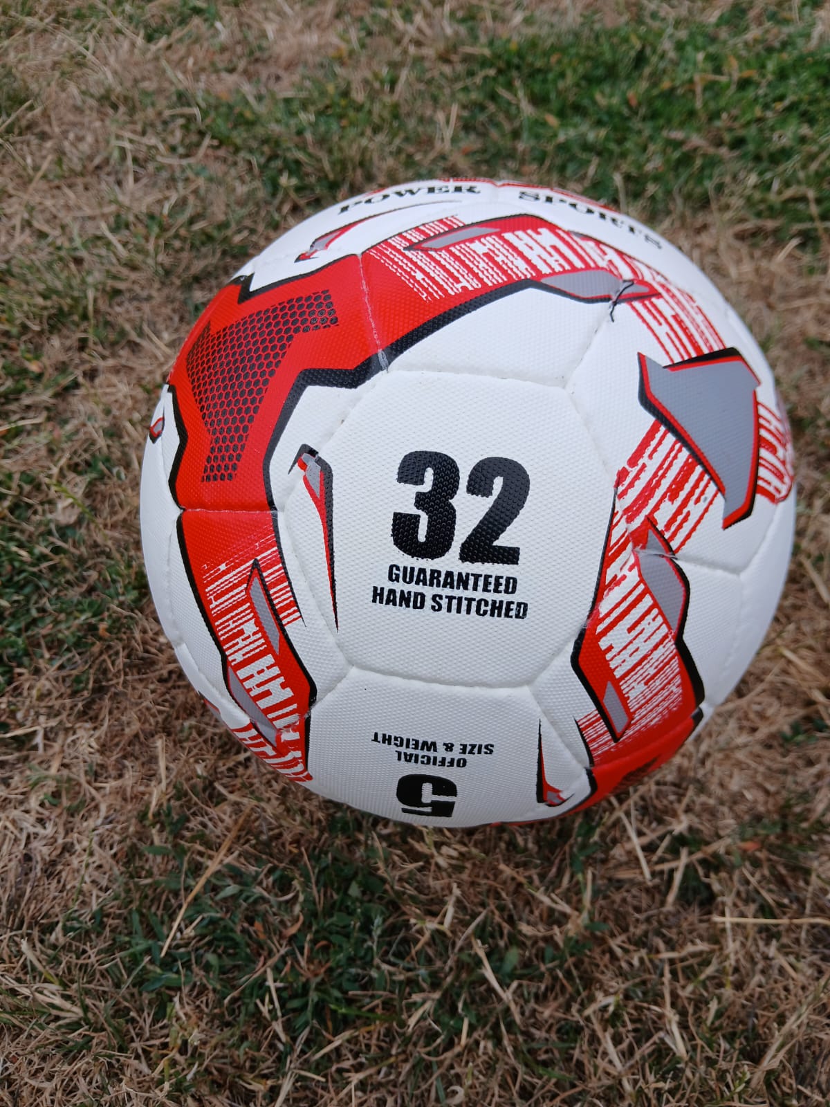 Hand Stitched 3 Layer FOOTBALL Size 5 Quality Match Ball Multicoloured