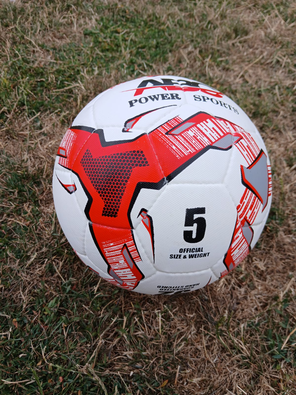 Hand Stitched 3 Layer FOOTBALL Size 5 Quality Match Ball Multicoloured