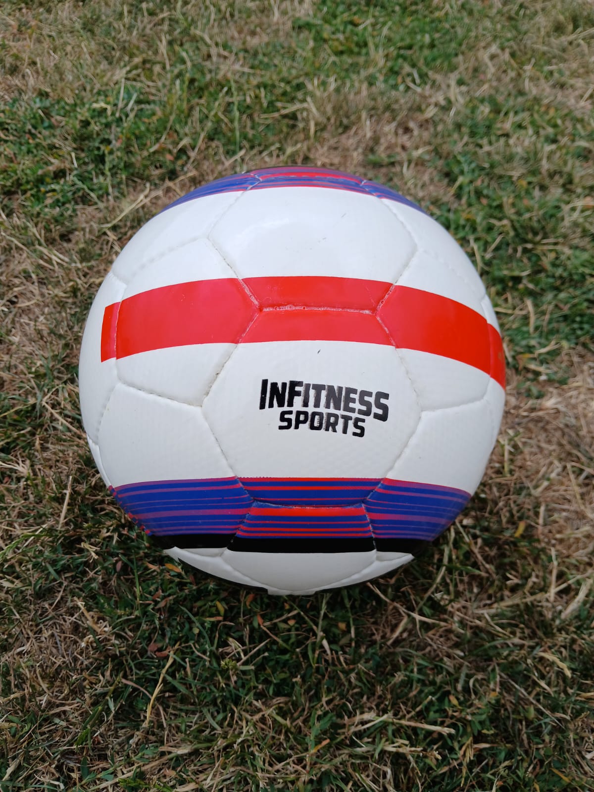 Hand Stitched 3 Layer FOOTBALL Size 5 Quality Match Ball Multicoloured