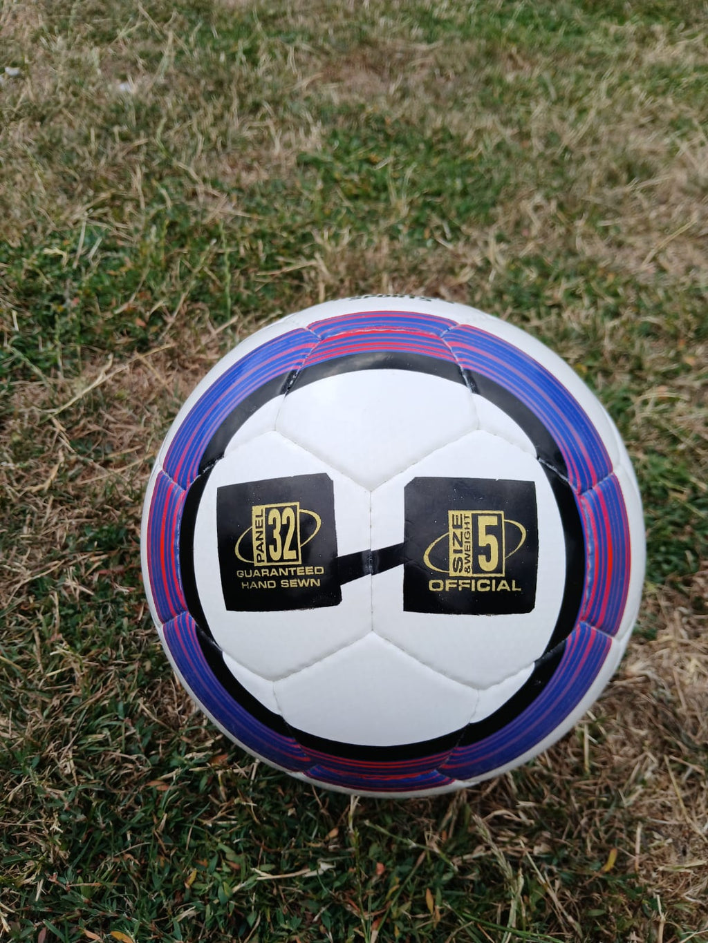 Hand Stitched 3 Layer FOOTBALL Size 5 Quality Match Ball Multicoloured