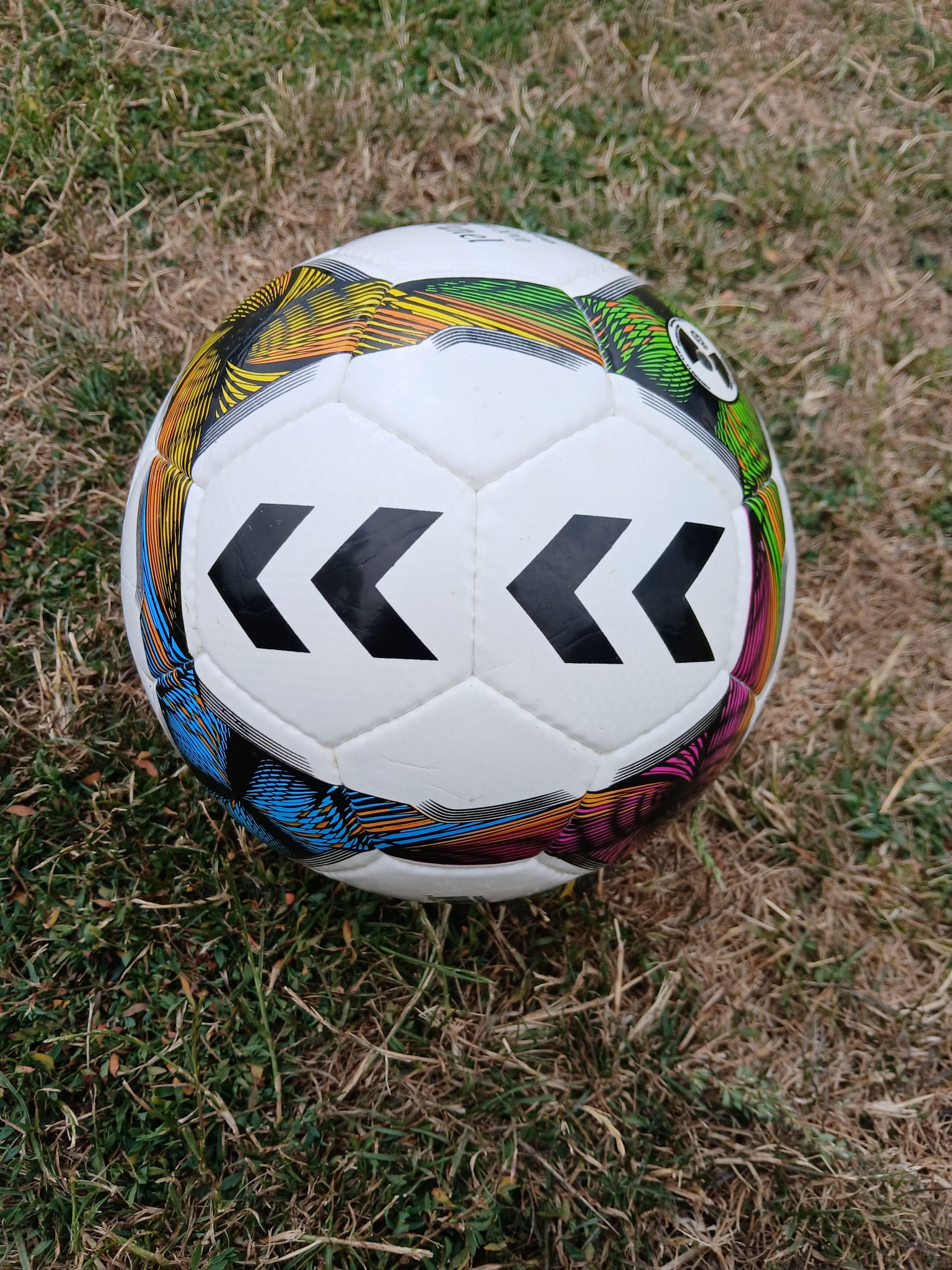 Hand Stitched 3 Layer FOOTBALL Size 5 Quality Match Ball Multicoloured