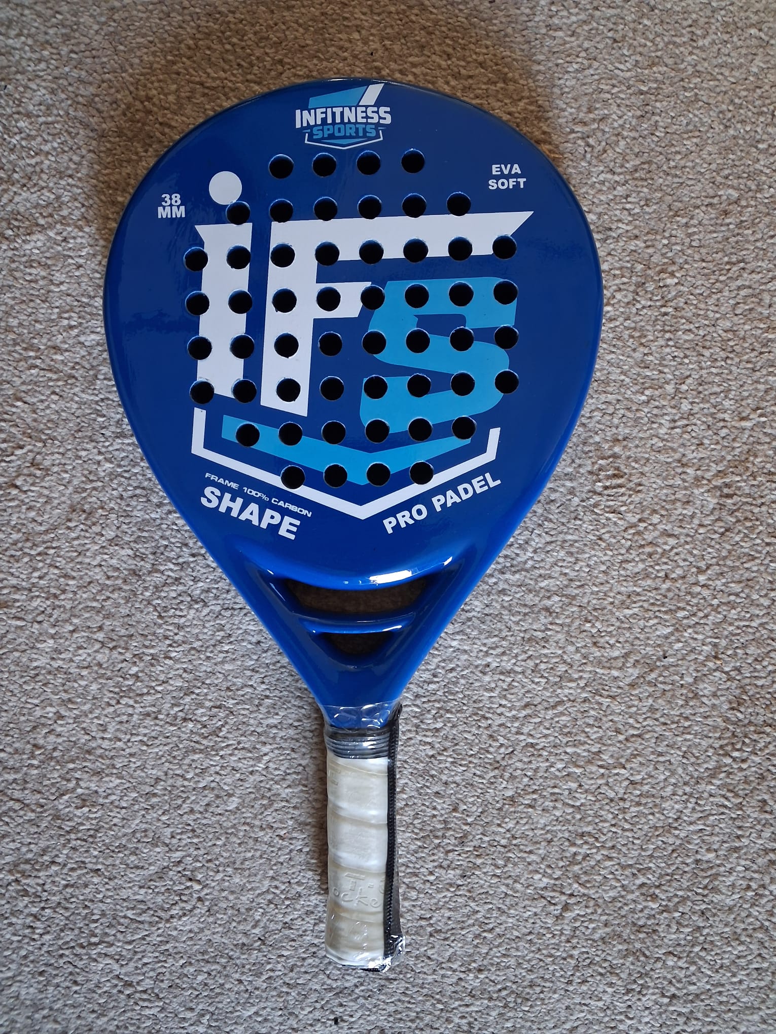 Infitness Sports 3K Carbon Padel Rackets Diamond/Teardrop & Hybraid Pro X Shapes