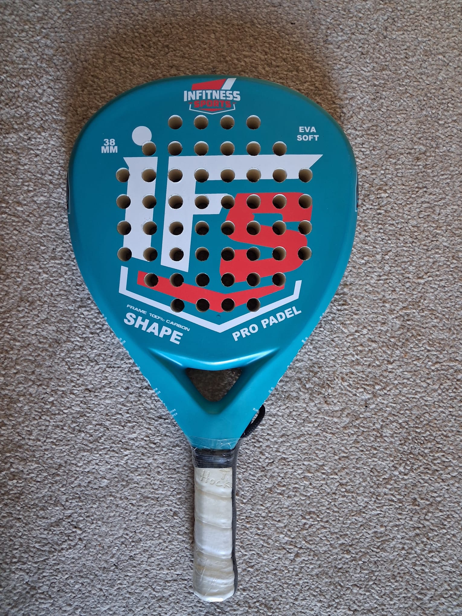 Infitness Sports 3K Carbon Padel Rackets Diamond/Teardrop & Hybraid Pro X Shapes