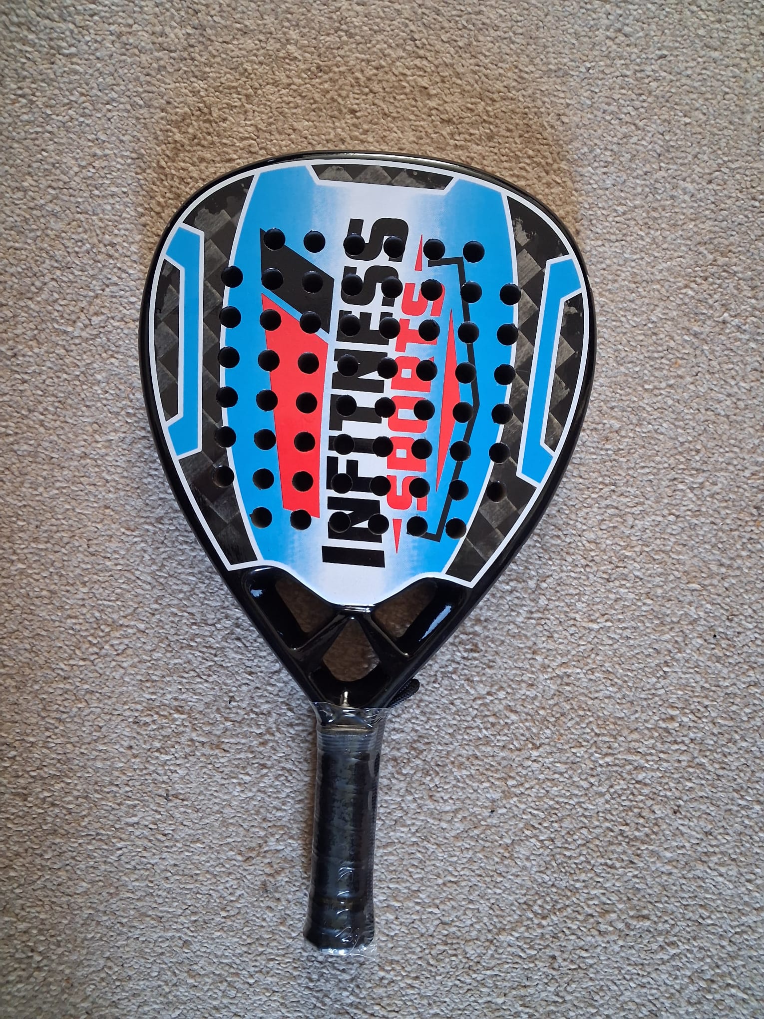 Infitness Sports 3K Carbon Padel Rackets Diamond/Teardrop & Hybraid Pro X Shapes