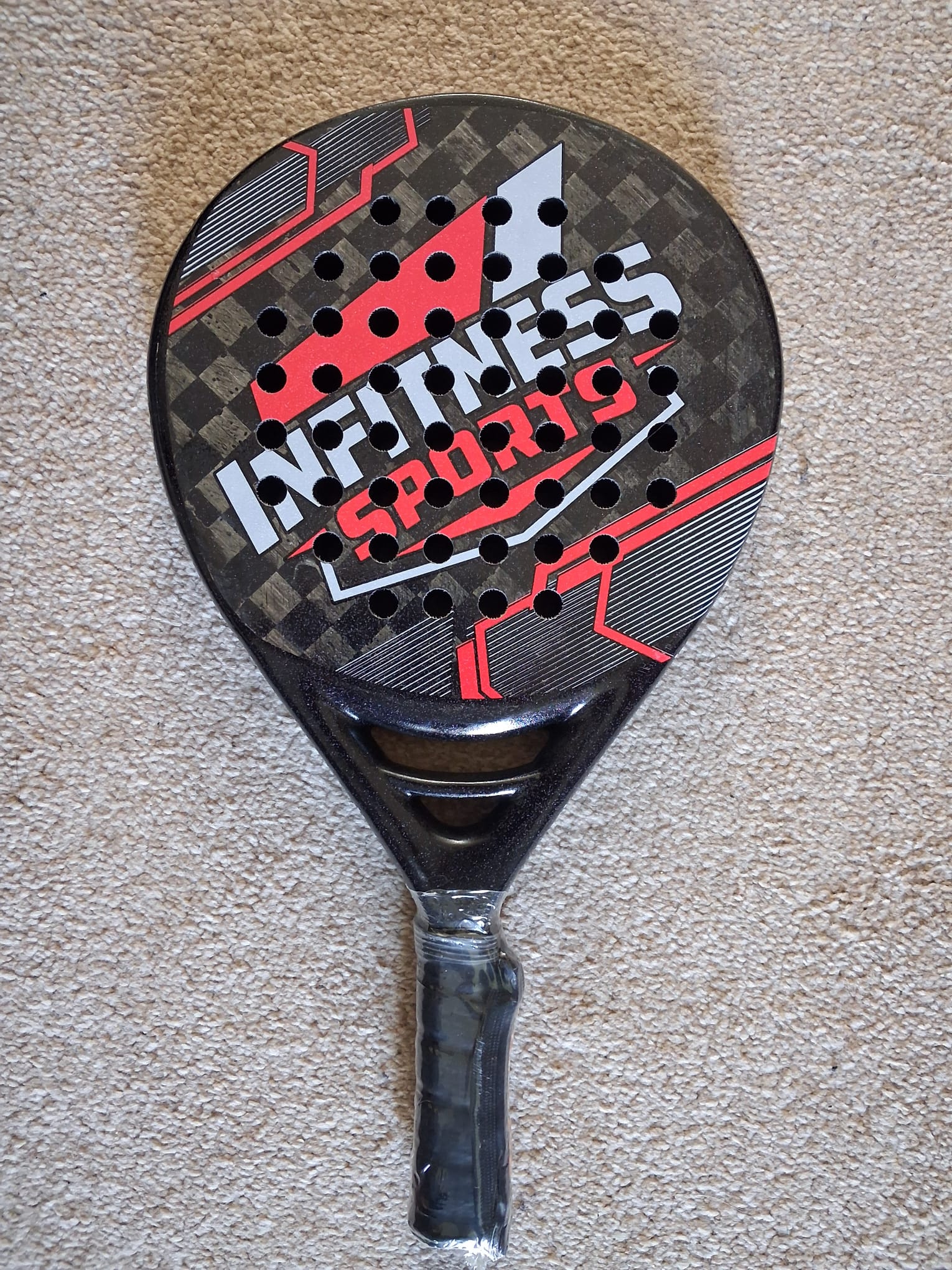Infitness Sports 3K Carbon Padel Rackets Diamond/Teardrop & Hybraid Pro X Shapes
