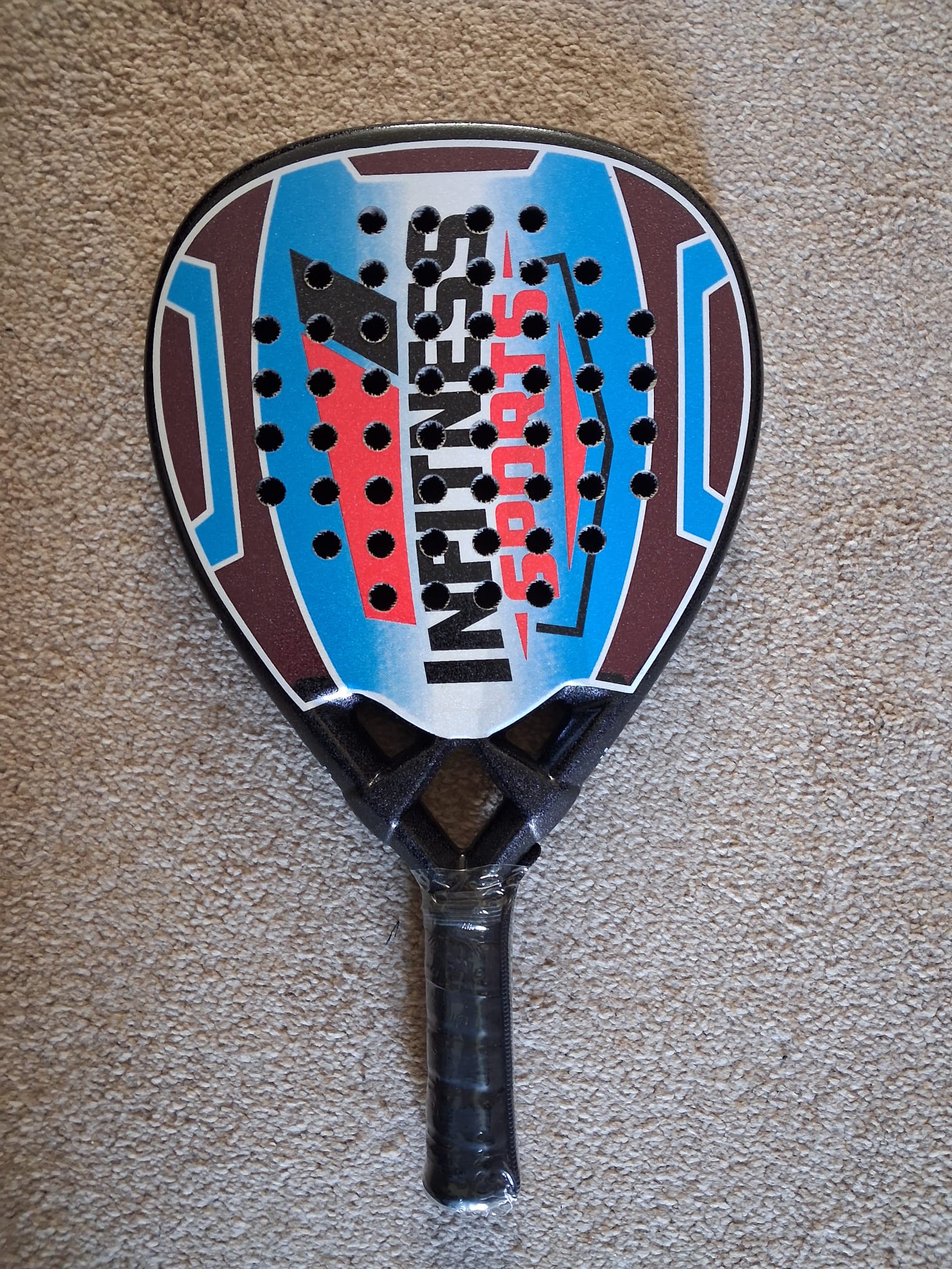 Infitness Sports 3K Carbon Padel Rackets Diamond/Teardrop & Hybraid Pro X Shapes