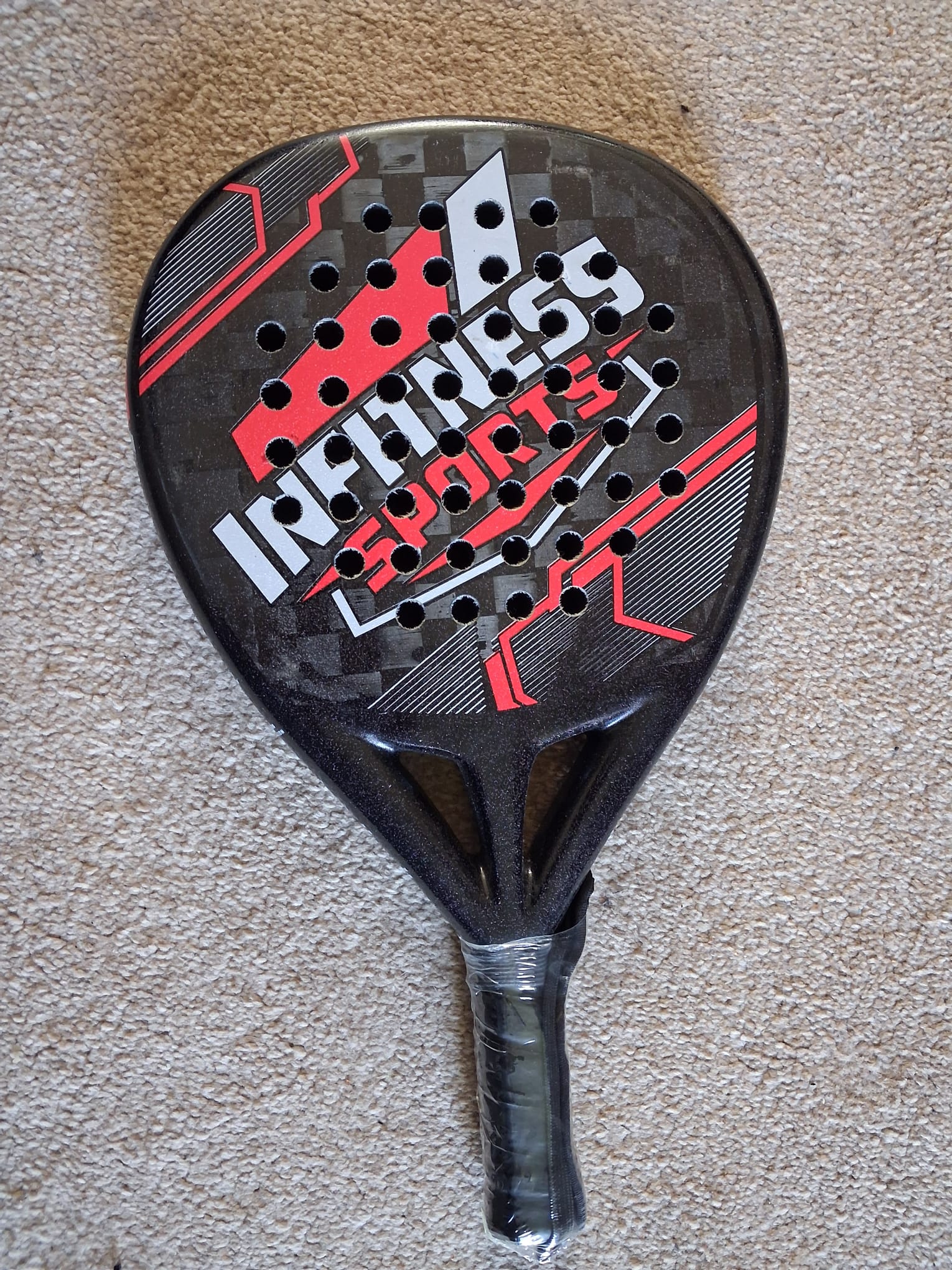 Infitness Sports 3K Carbon Padel Rackets Diamond/Teardrop & Hybraid Pro X Shapes