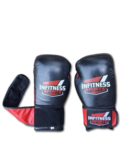 InFitness Sports Premium Leather Boxing Gloves Gym Adult MMA Muay Thai Training