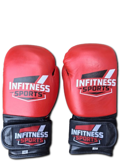 InFitness Sports Premium Leather Boxing Gloves Gym Adult MMA Muay Thai Training