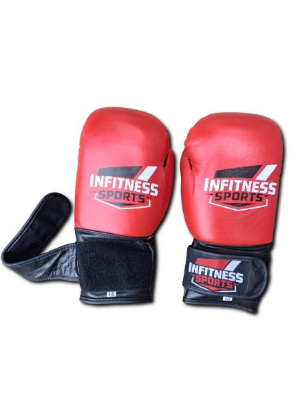 InFitness Sports Premium Leather Boxing Gloves Gym Adult MMA Muay Thai Training