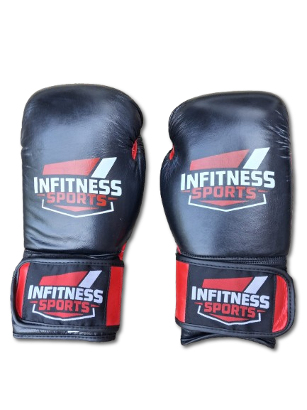 InFitness Sports Premium Leather Boxing Gloves Gym Adult MMA Muay Thai Training