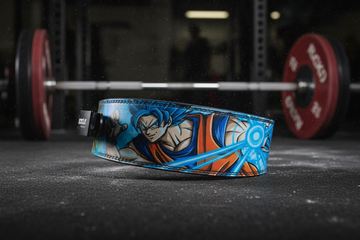 Powerlifting Belt Anime Edition in Dynamic Gym Setting