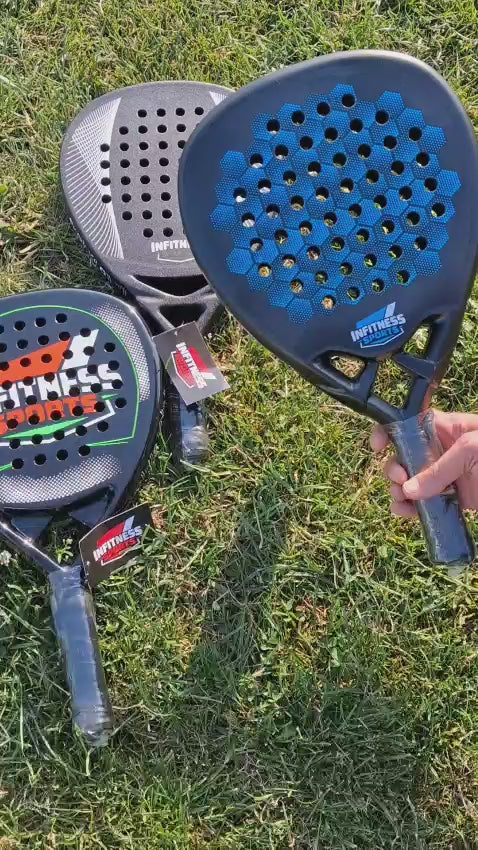 Infitness Sports 3K Carbon Padel Rackets Diamond/Teardrop & Hybraid Pro X Shapes