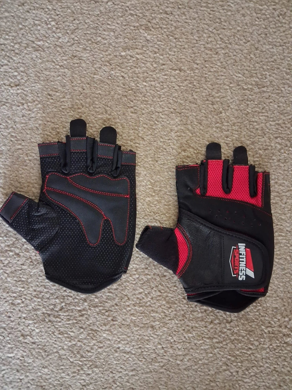 Weightlifting Fingerless Workout Gloves For Gym, Fitness, Training, Cycling, Unisex