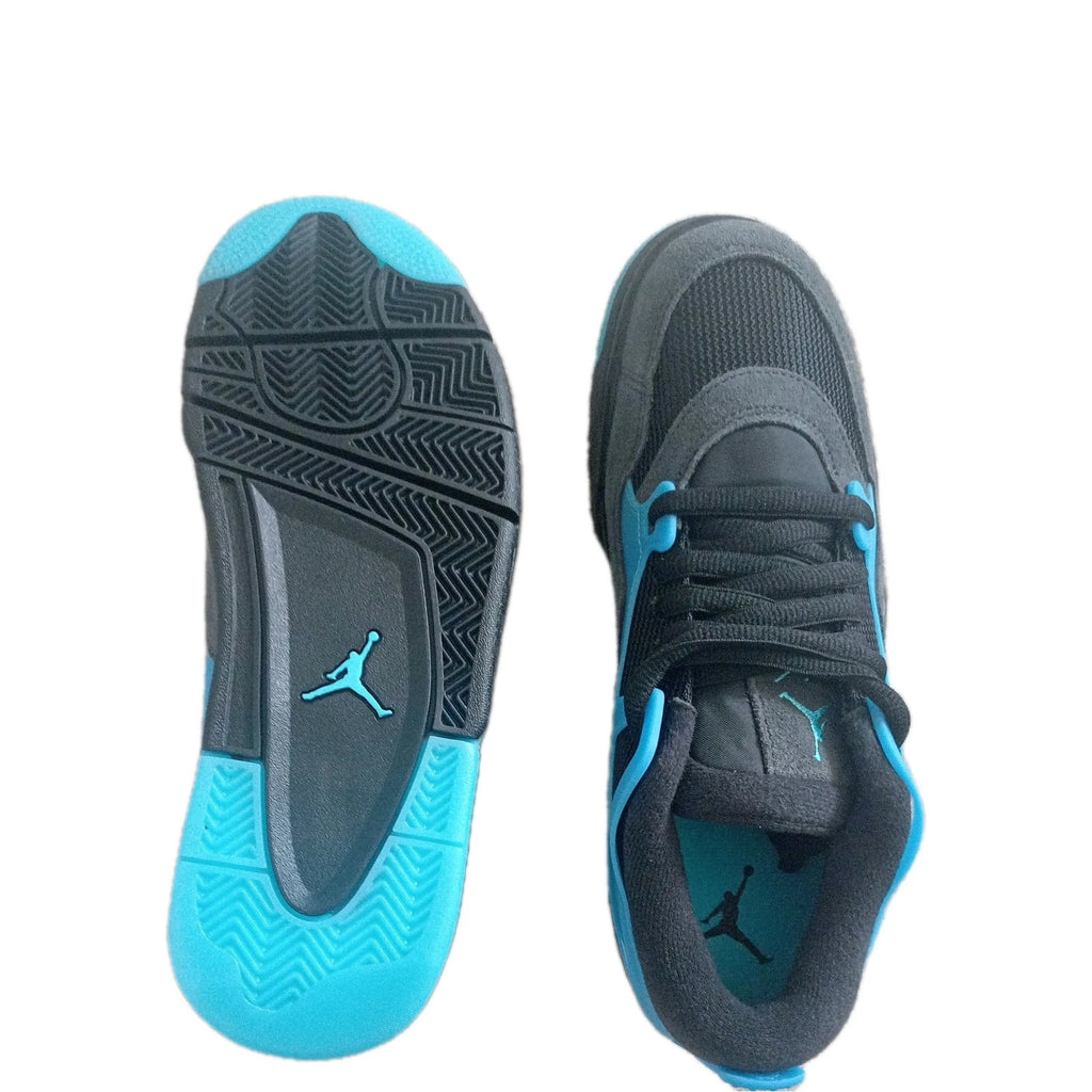 Nike Air Jordan 4 RM GS Black/ Gamma Blue ANTHRACITE Sneakers Multiple Sizes
