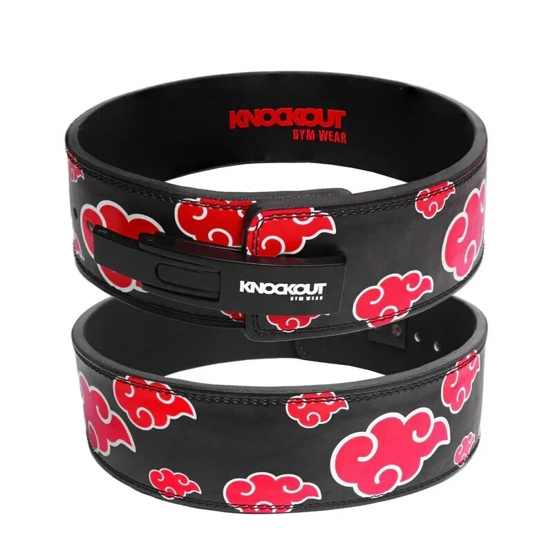 Weightlifting Belt Printed Anime/Goku Edition LEVER Control/Self Lock/Buckle Pin